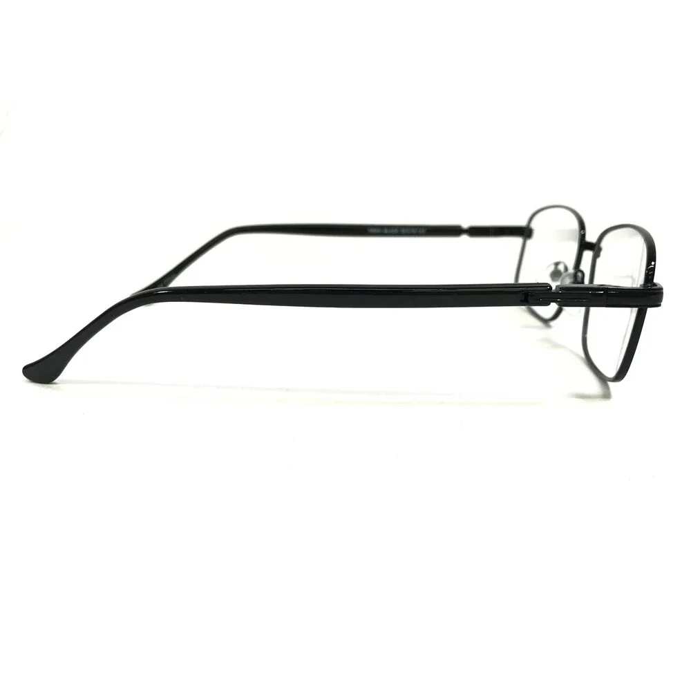 Affordable Designs Eyeglasses Frames NOAH BLACK Square Wire Rim 55-16-145